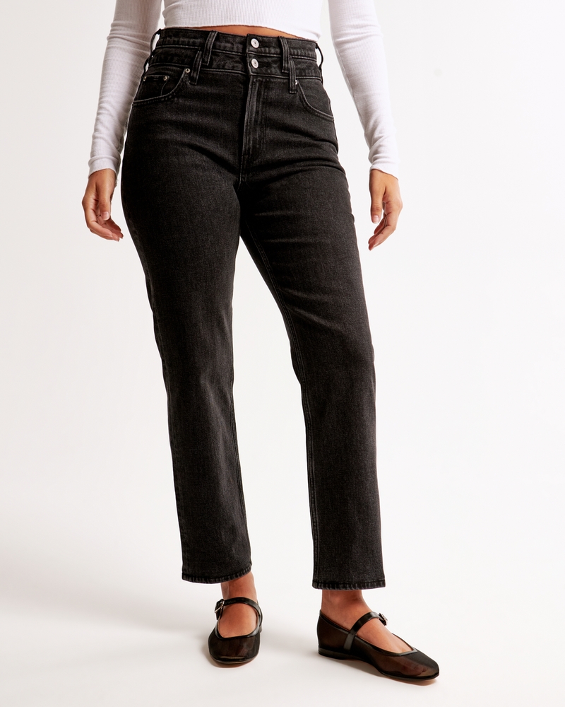 Curve Love Ultra High Rise Ankle Straight Jean