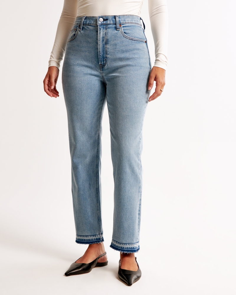 Curve Love Ultra High Rise Ankle Straight Jean