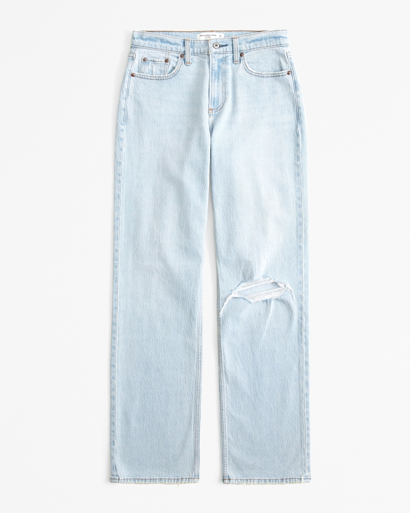 Femme Jean ample a taille basse Curve Love Femme Bas Abercrombie