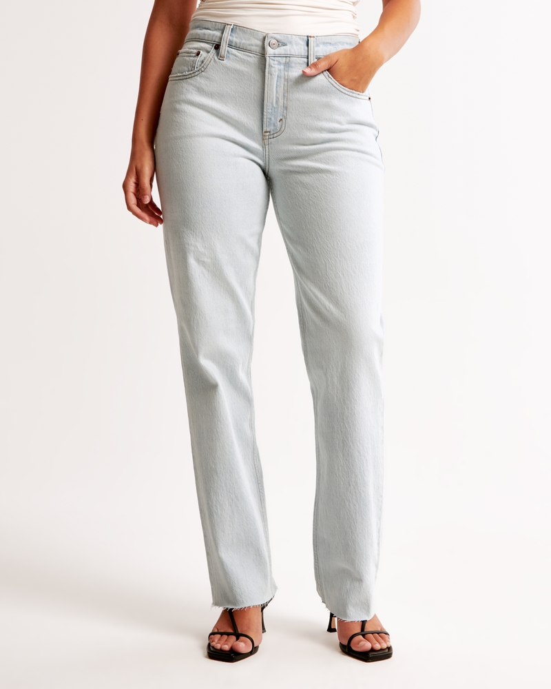 Curve Love Mid Rise 90s Straight Jean
