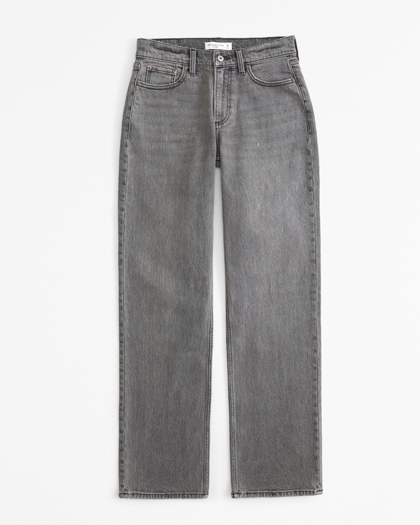 Curve Love Low Rise Baggy Jean, Gray view 1