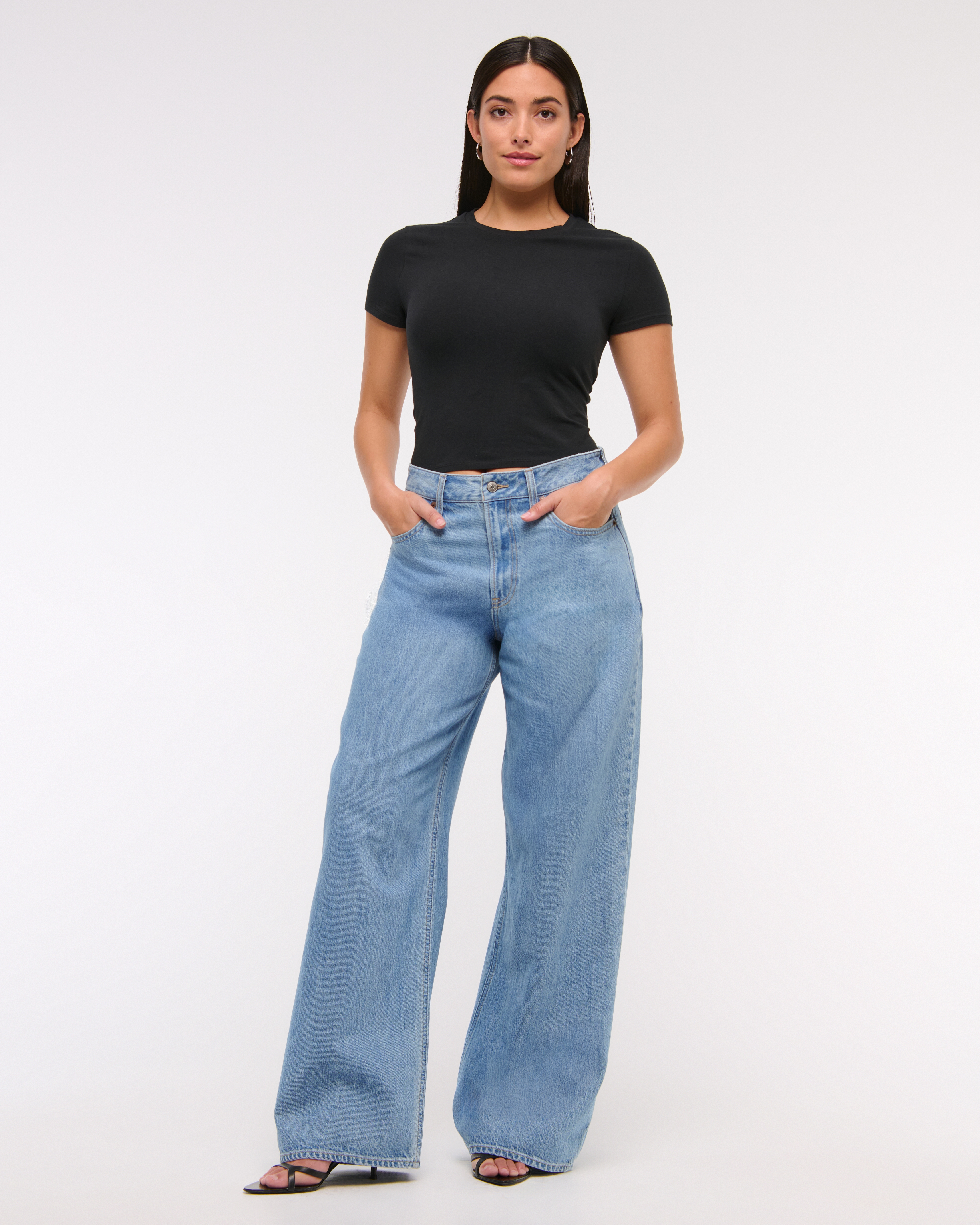 Women's Curve Love High Rise Wide Leg Jean | Women's