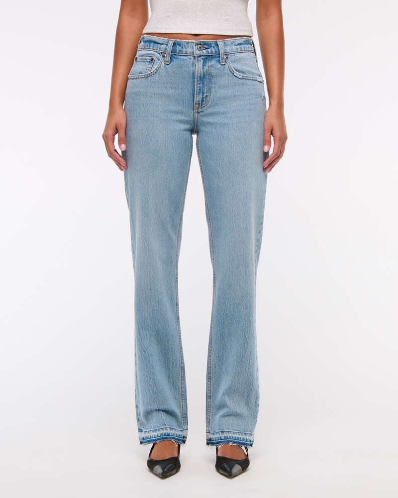 Mid Rise 90s Straight Jean