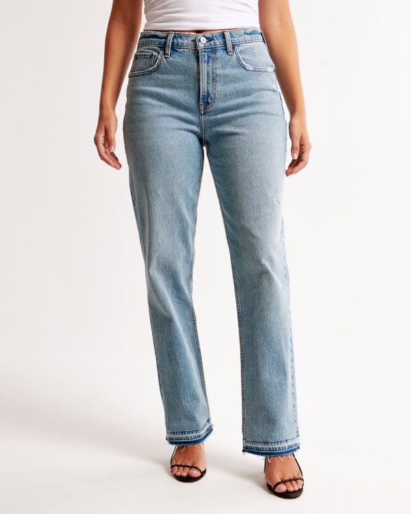Curve Love Mid Rise 90s Straight Jean