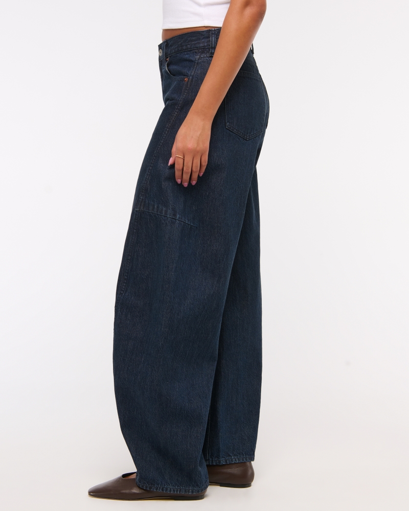 Mid Rise Ultra Barrel Jean