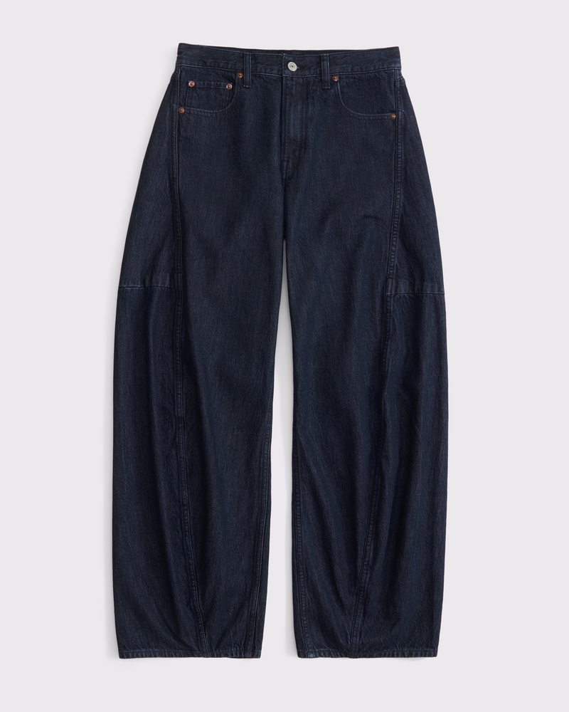 Women's Curve Love Mid Rise Ultra Barrel Jean | Women's