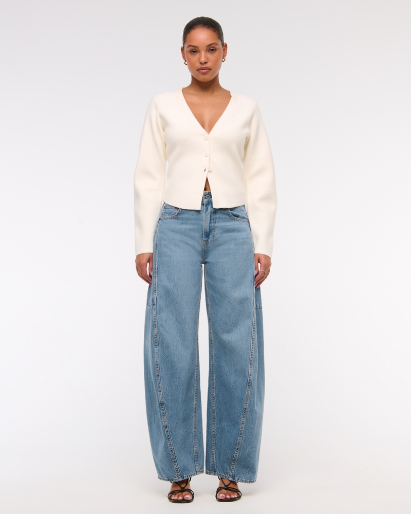 Mid Rise Ultra Barrel Jean
