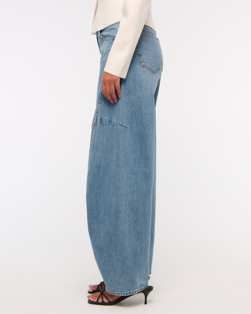 Mid Rise Ultra Barrel Jean