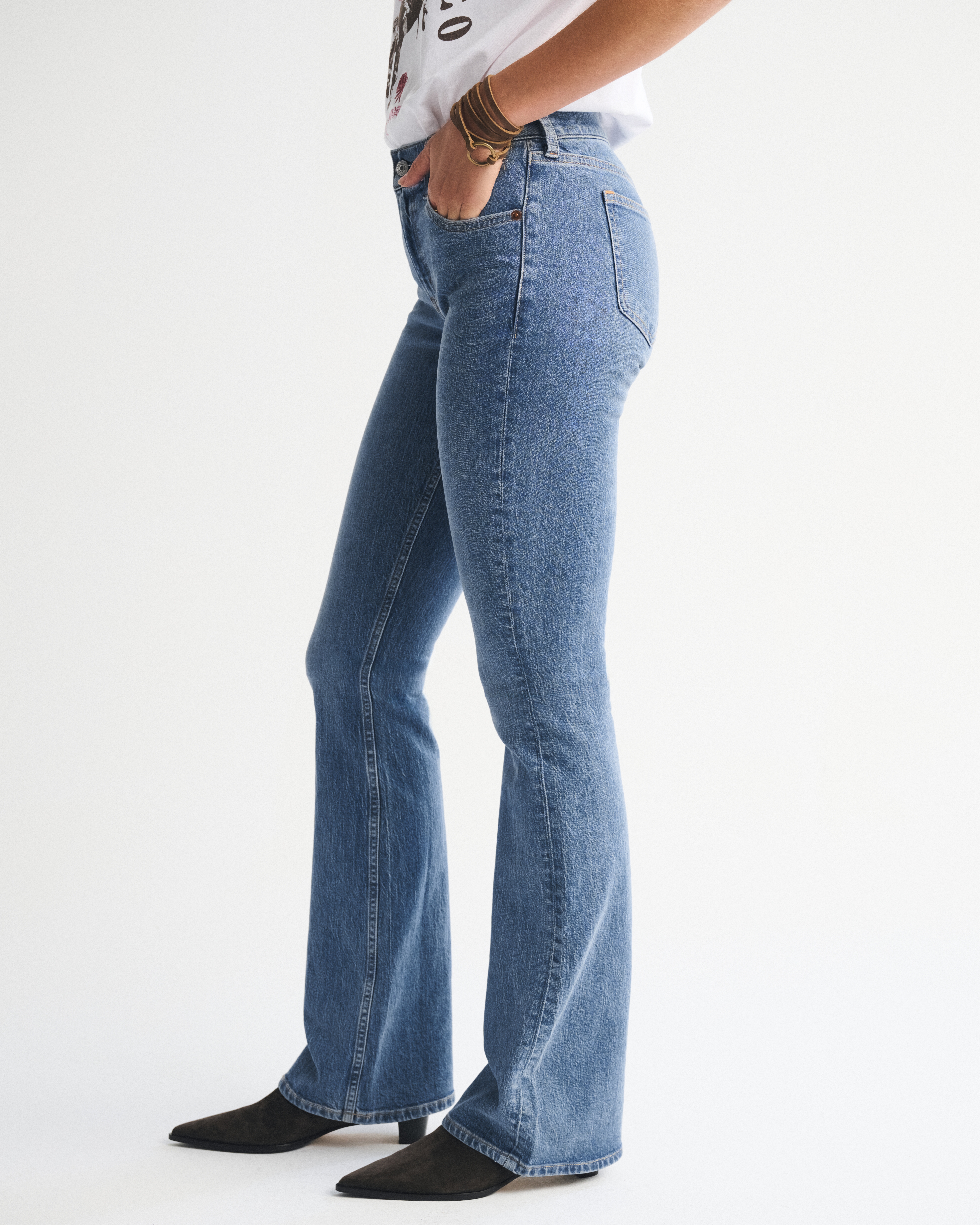 Abercrombie & Fitch Mid Rise Bootcut Jean