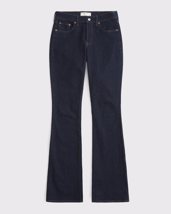 Curve Love Mid Rise Bootcut Jean, Dark Rinse view 1