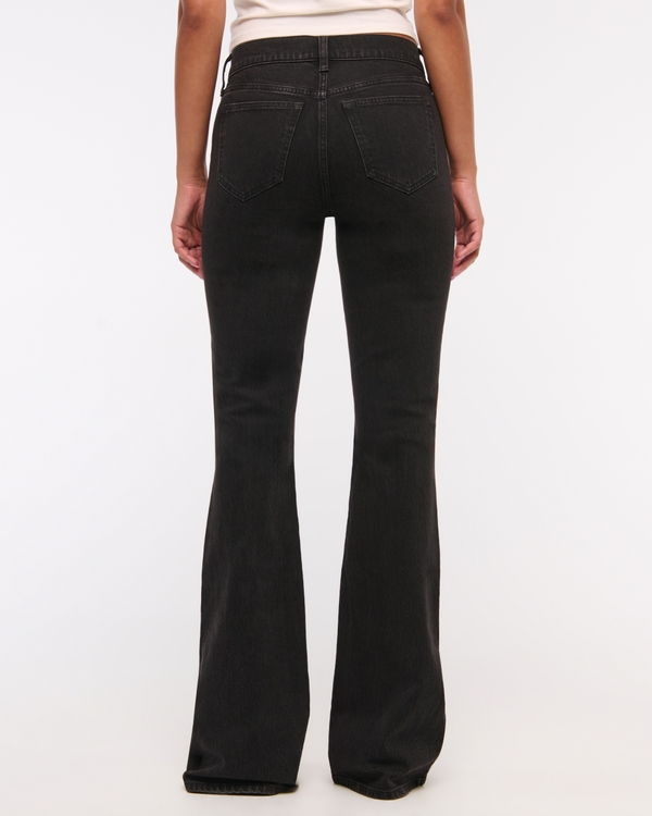 美品MOUSSY ブーツカットデニム 23サイズ ブラック ☆BLACK by moussy ブーツカットデニム☆ moussy ブラックブーツカット