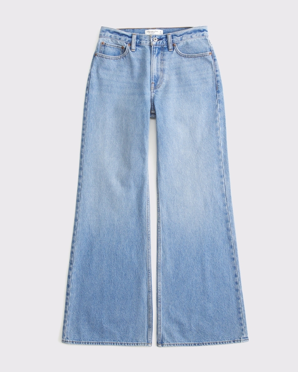 Curve Love Mid Rise Baggy Bootcut Jean