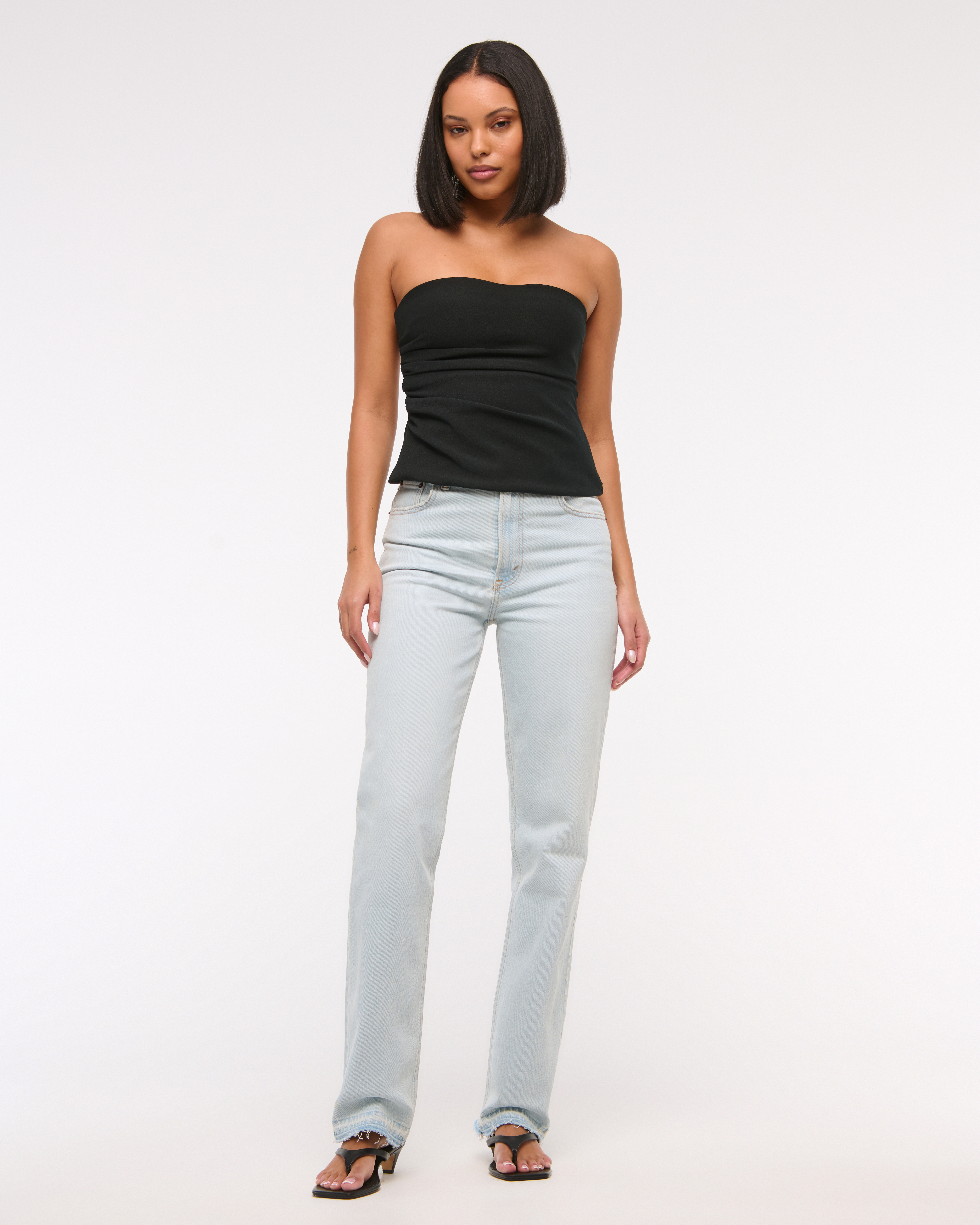 Abercrombie & Fitch Ultra High Rise 90s Straight Jean