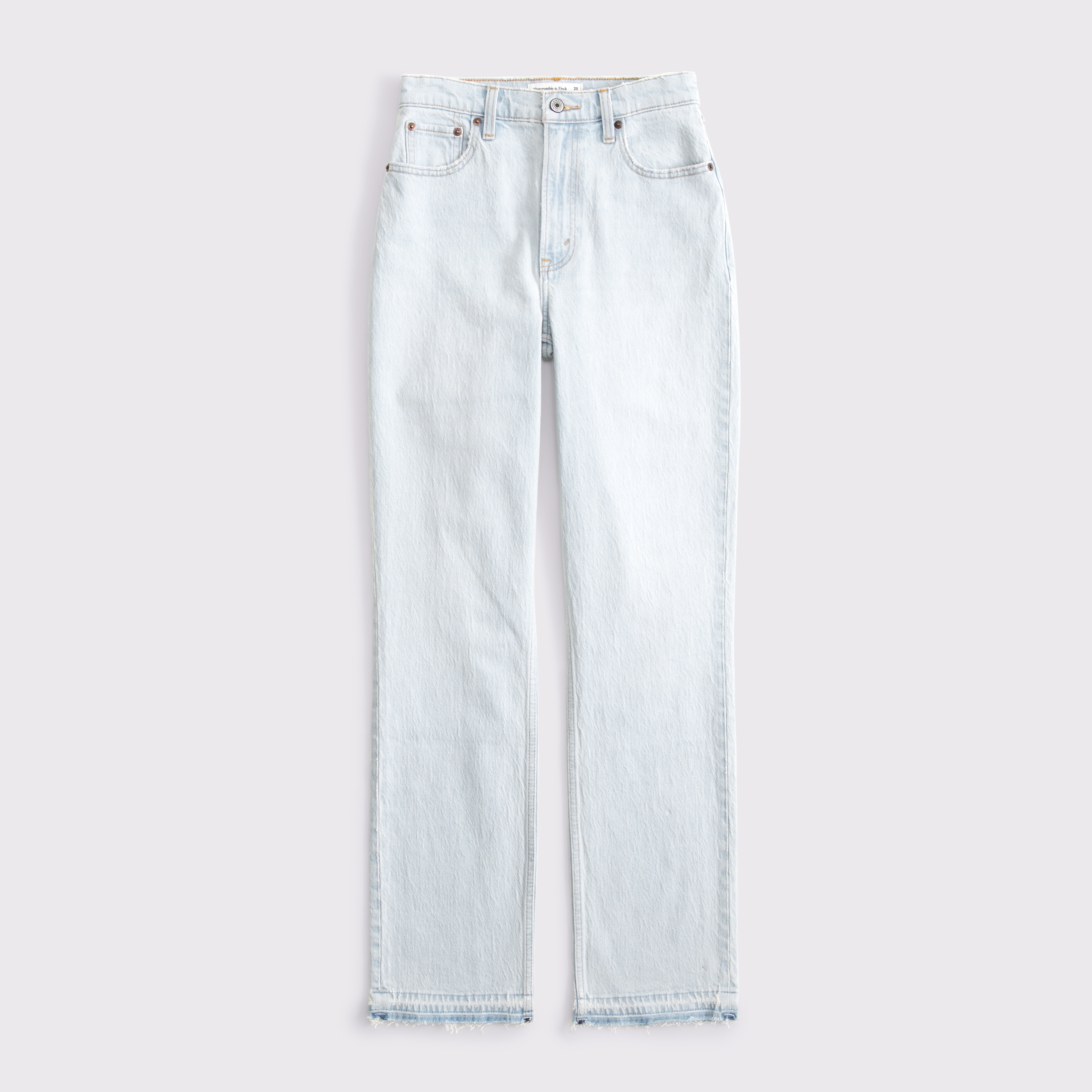 Abercrombie & Fitch Curve Love Ultra High Rise 90s Straight Jean