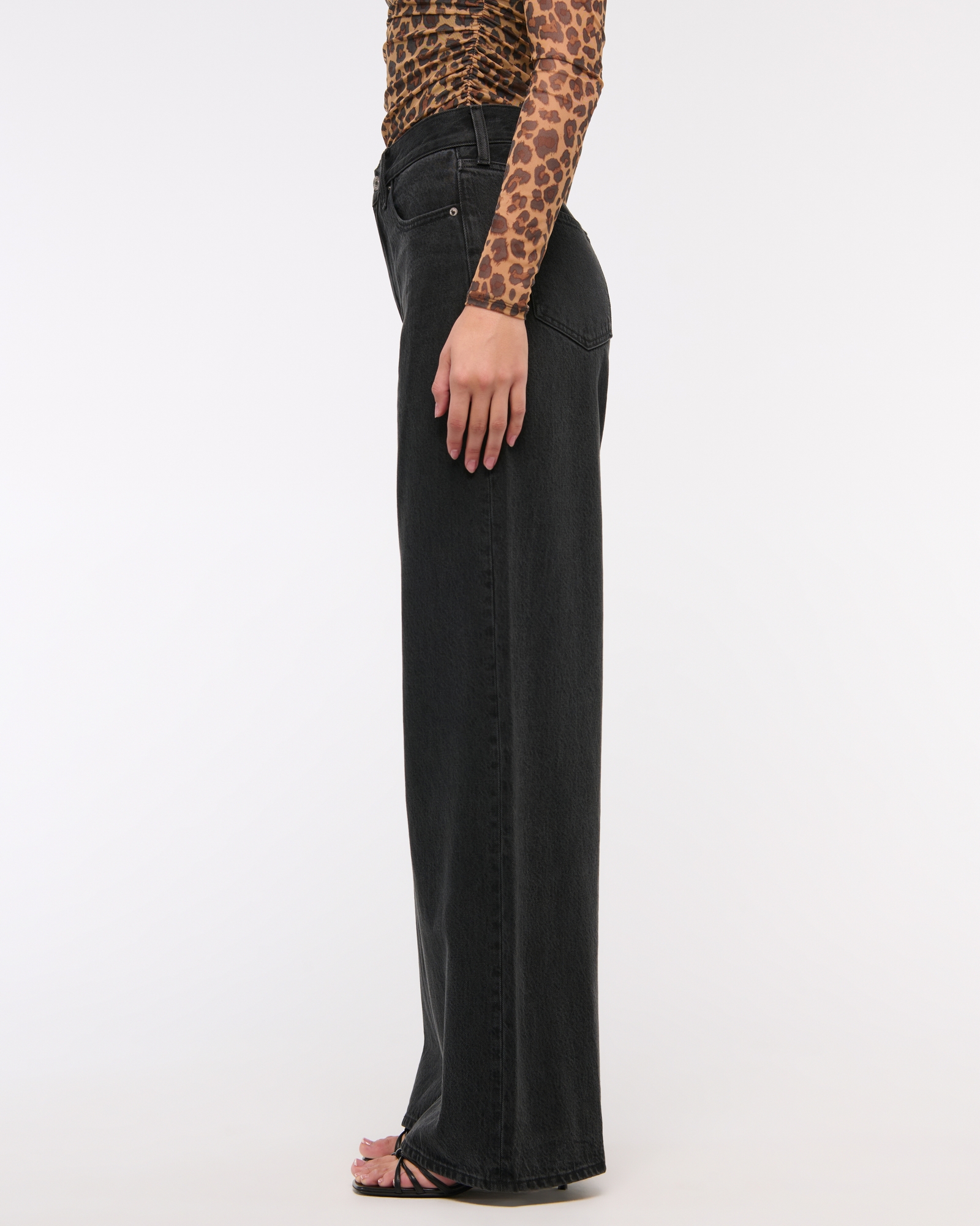 High Rise Wide Leg Jean