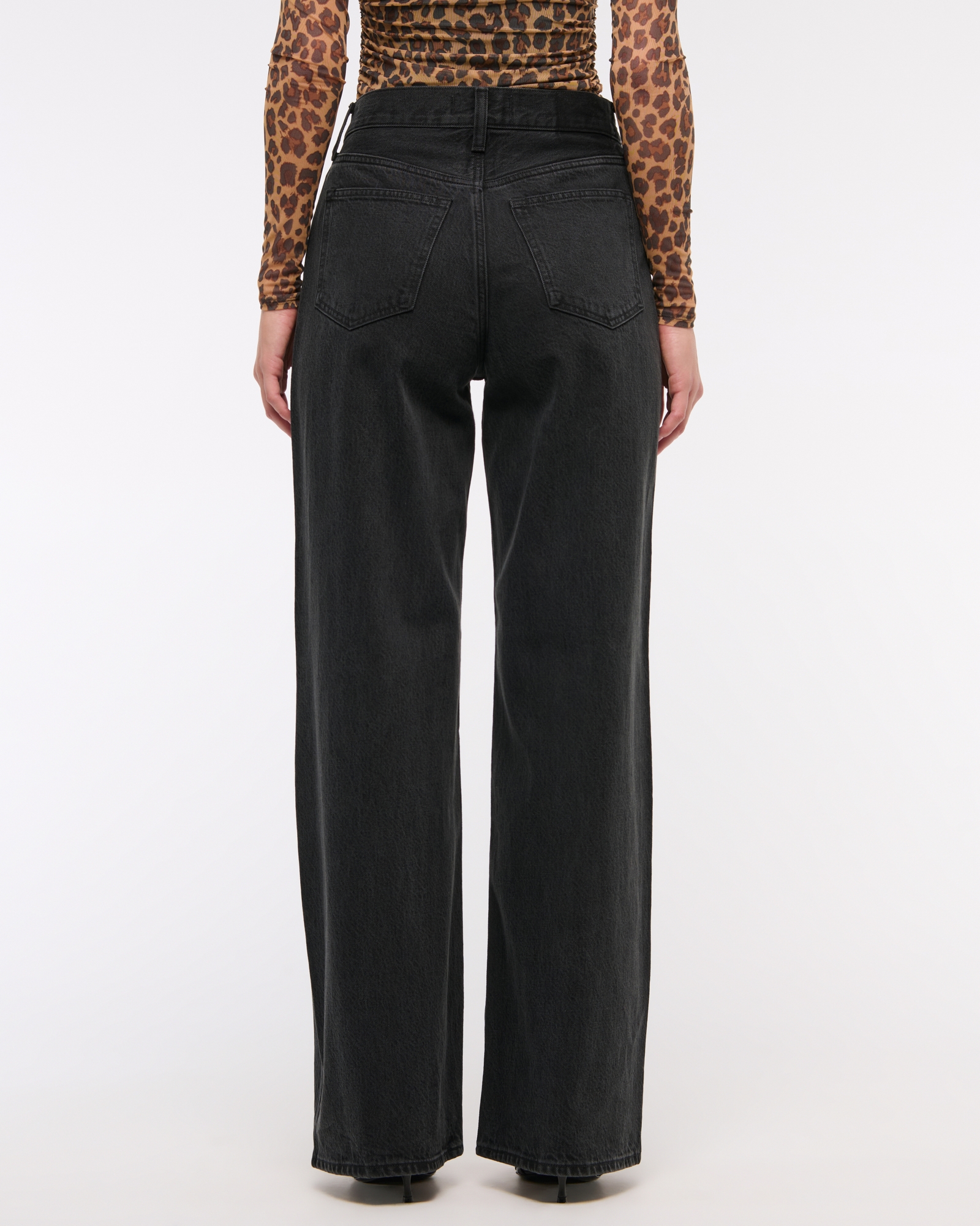 High Rise Wide Leg Jean