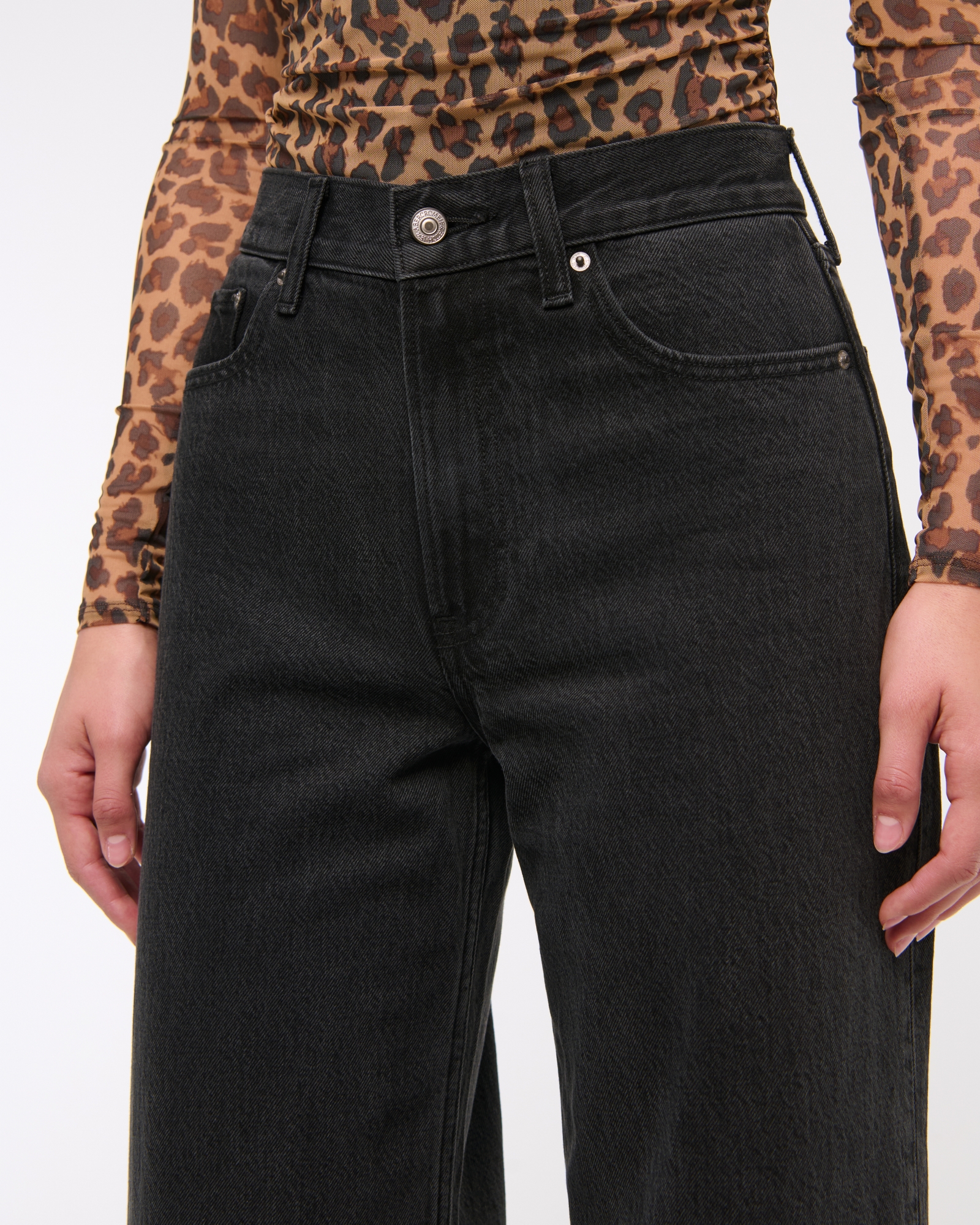 High Rise Wide Leg Jean