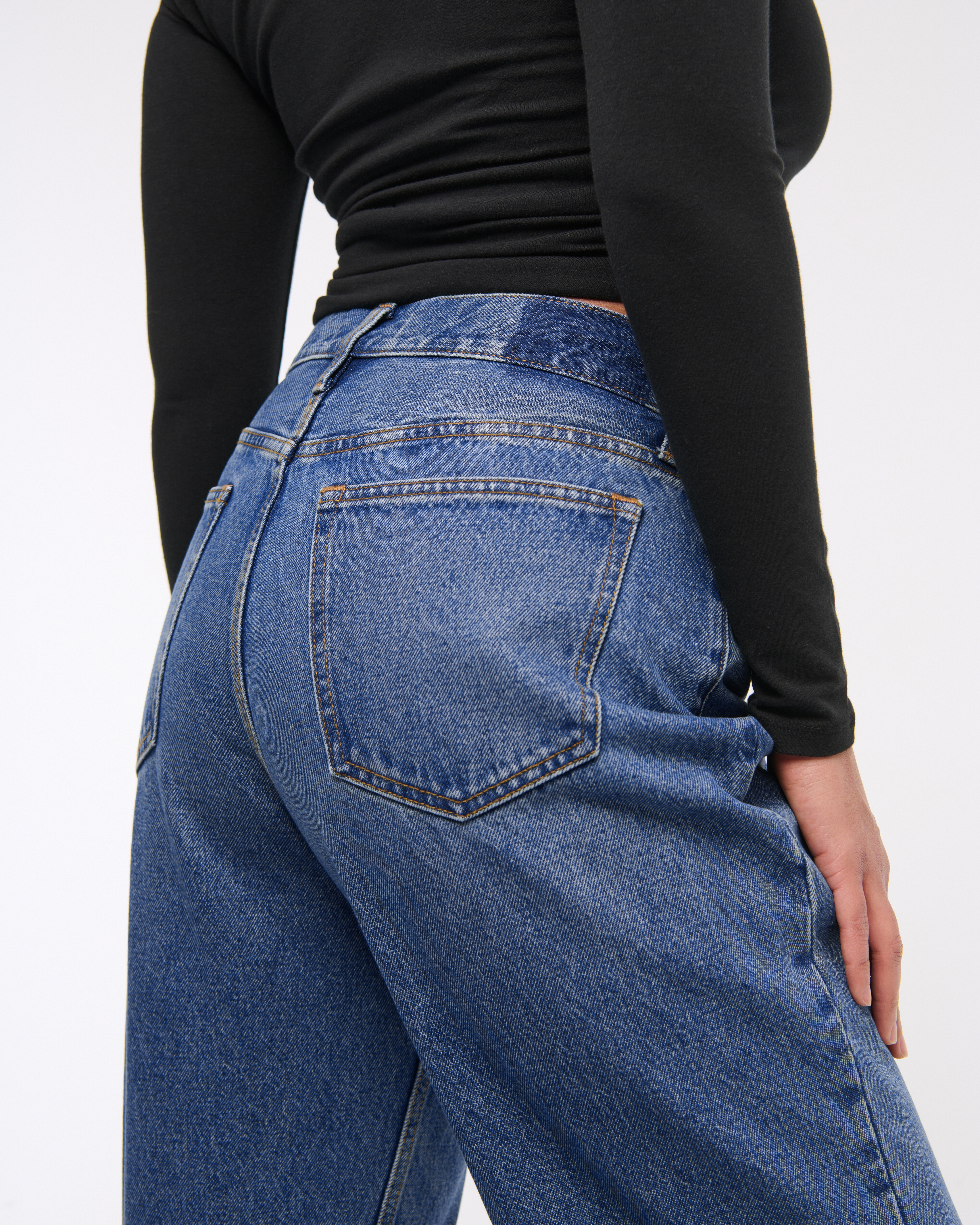 Women's Curve Love Mid Rise Slouchy Jean | Women's Clearance
