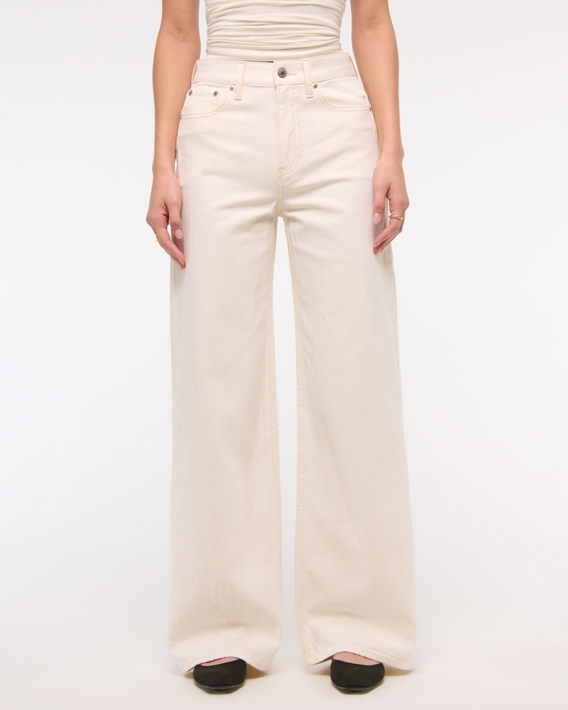 High Rise Wide Leg Jean