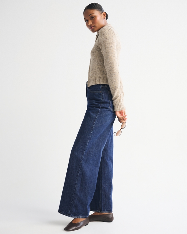 Curve Love High Rise Wide Leg Jean