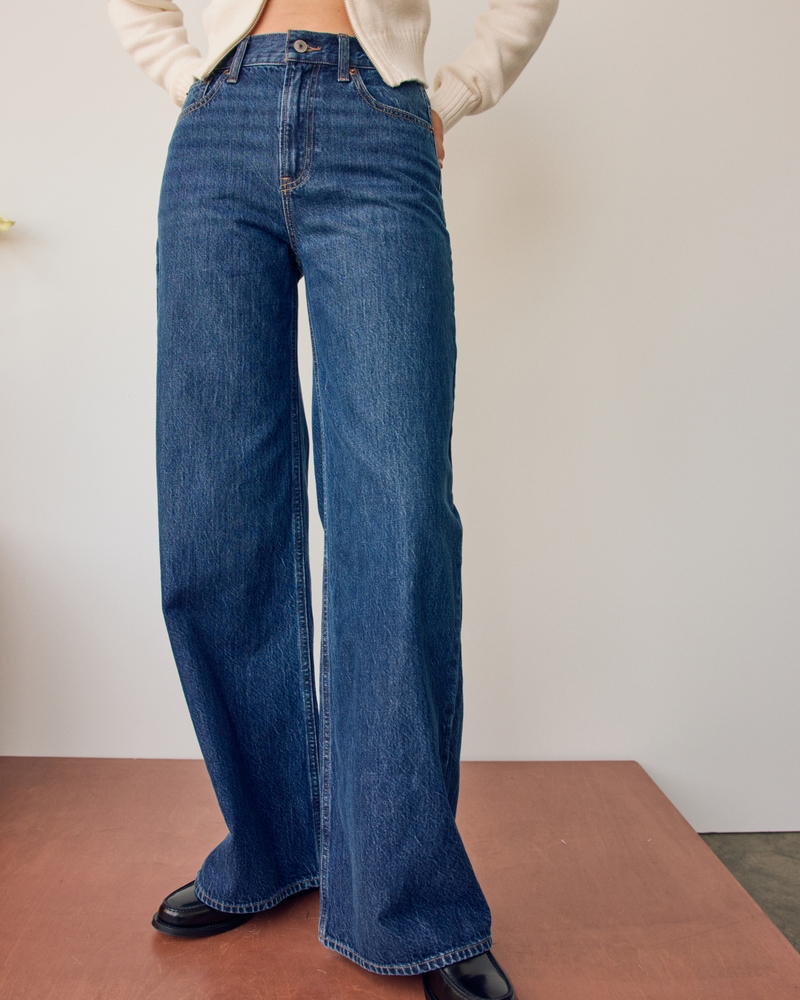 High Rise Wide Leg Jean