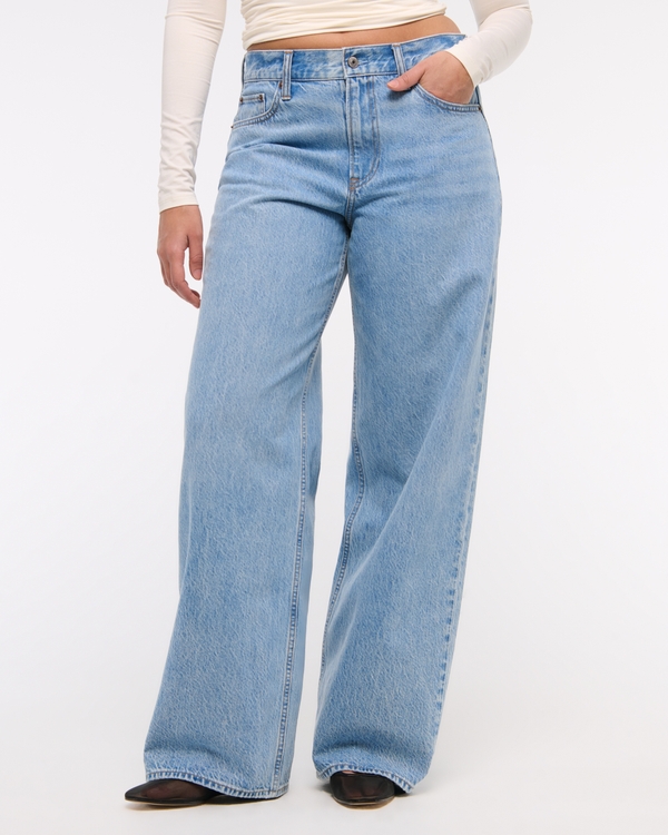 Curve Love Low Rise Ultra Loose Jean, Light view 2