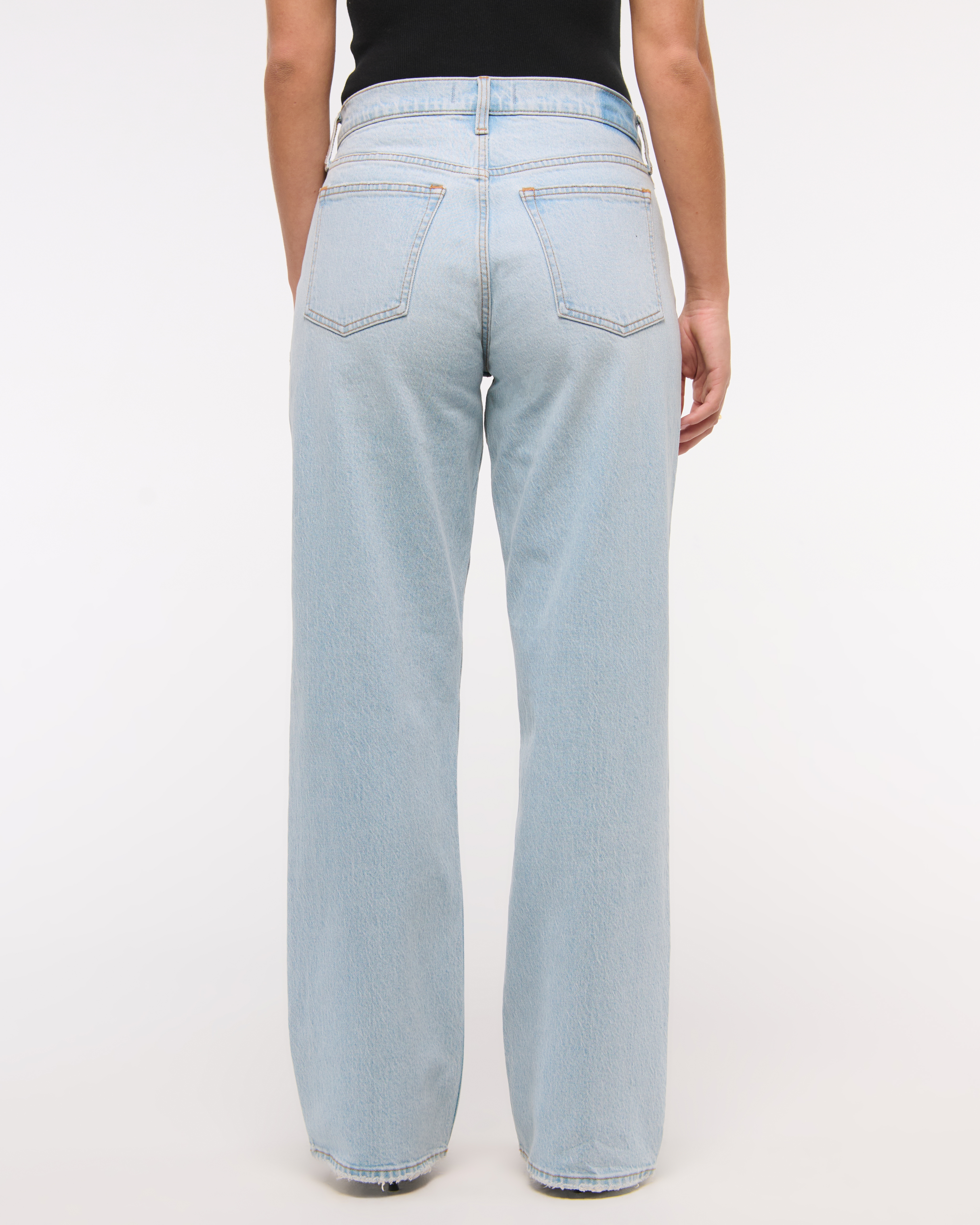 Abercrombie & Fitch Curve Love Low Rise Baggy Jean