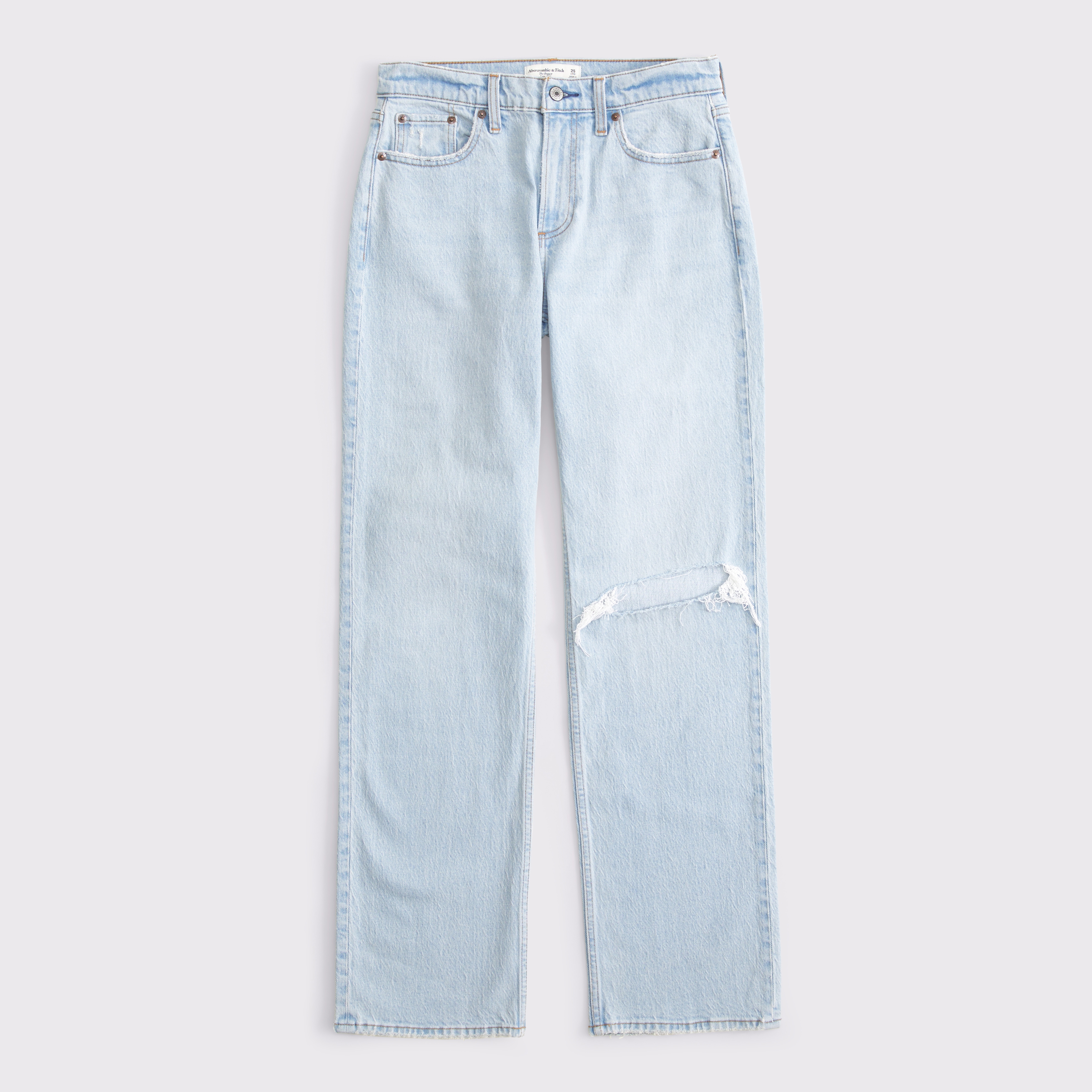 Abercrombie & Fitch Curve Love Low Rise Baggy Jean
