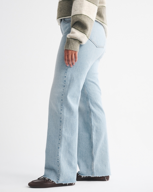 Curve Love High Rise 90s Relaxed Raw Hem Jean