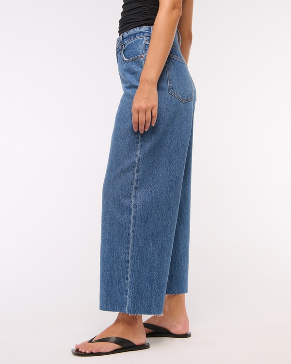 Curve Love High Rise Cropped Wide Leg Jean