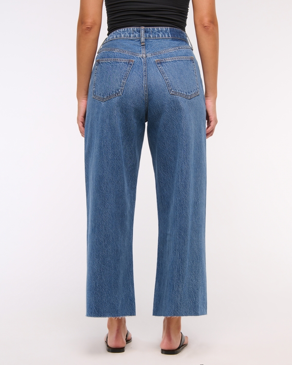 Curve Love High Rise Cropped Wide Leg Jean