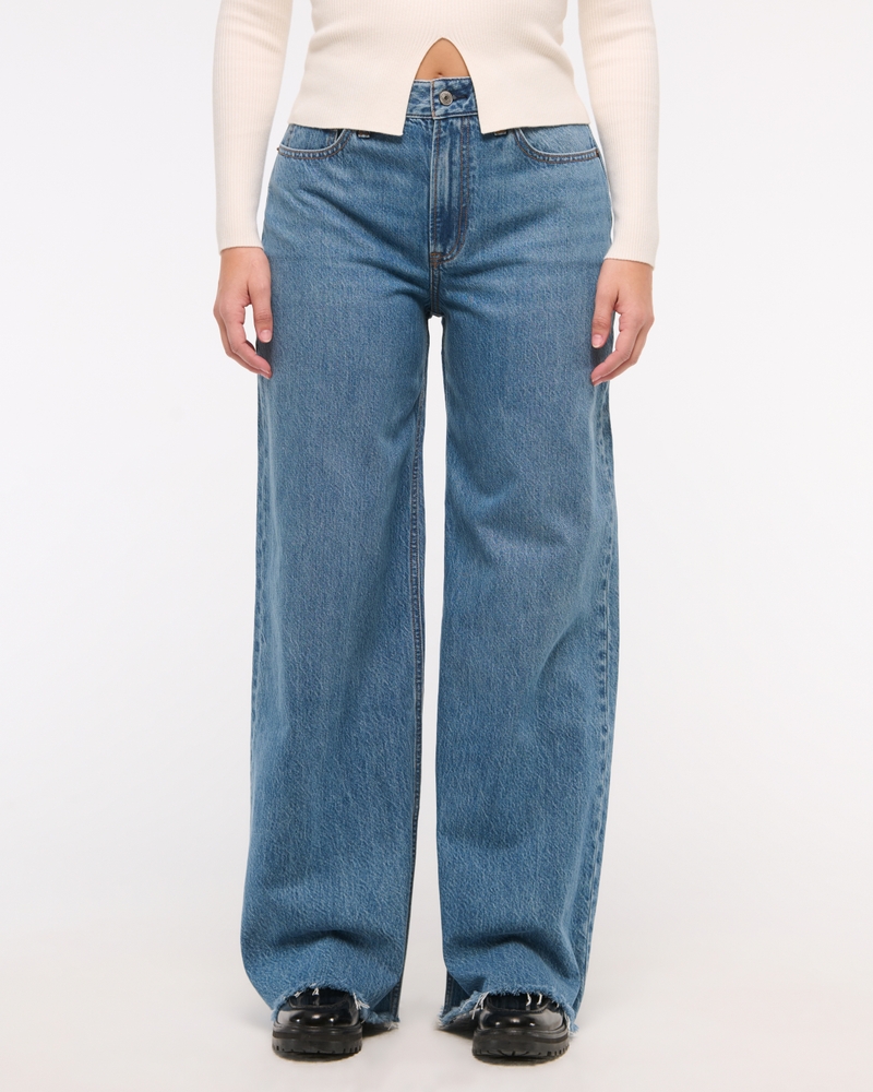Curve Love High Rise Wide Leg Jean