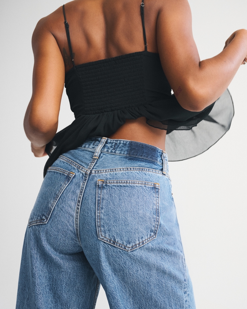 Curve Love High Rise Wide Leg Jean