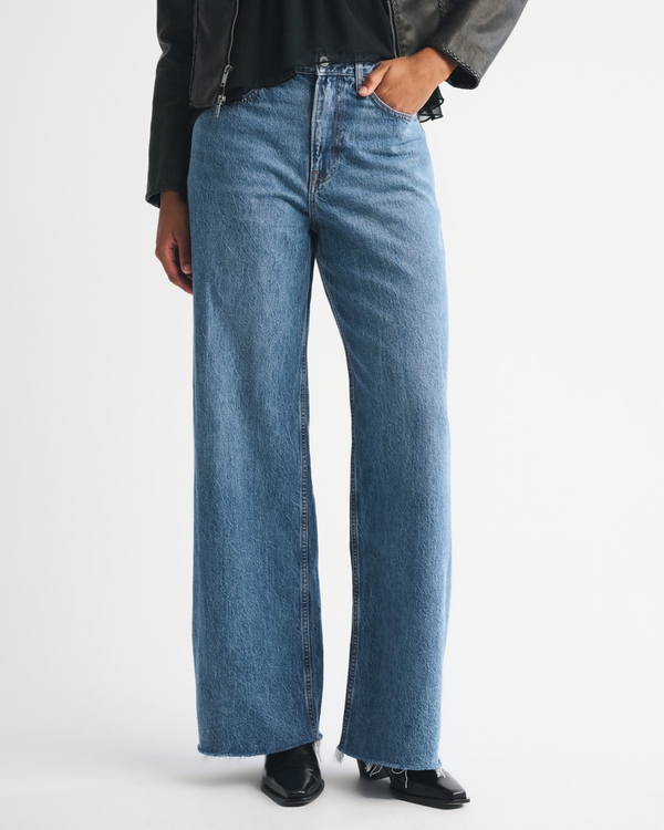 Curve Love High Rise Wide Leg Jean