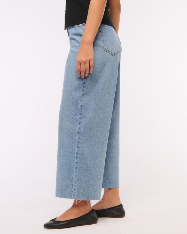 Curve Love High Rise Cropped Wide Leg Jean