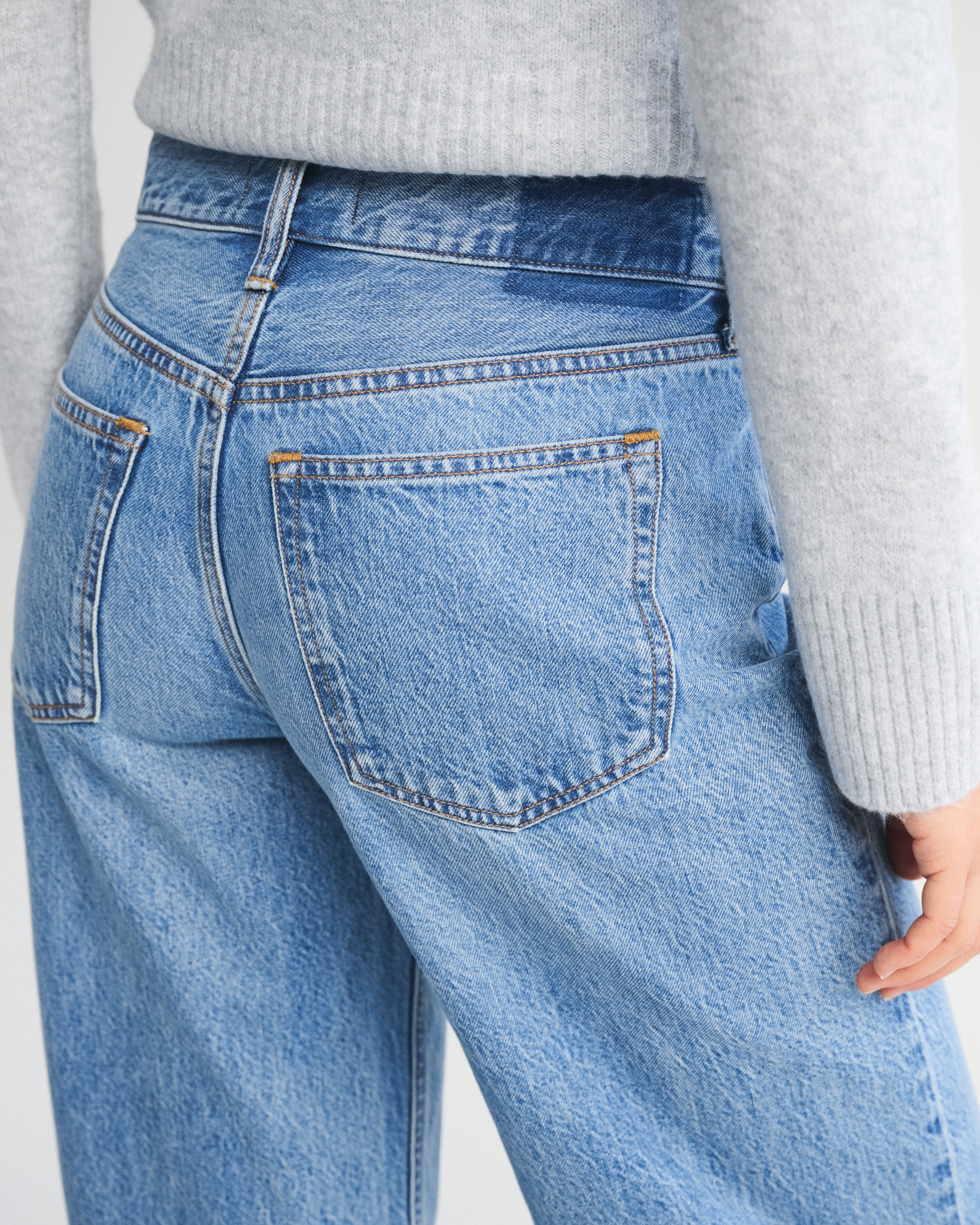 Abercrombie & Fitch Low Rise Ultra Loose Jean