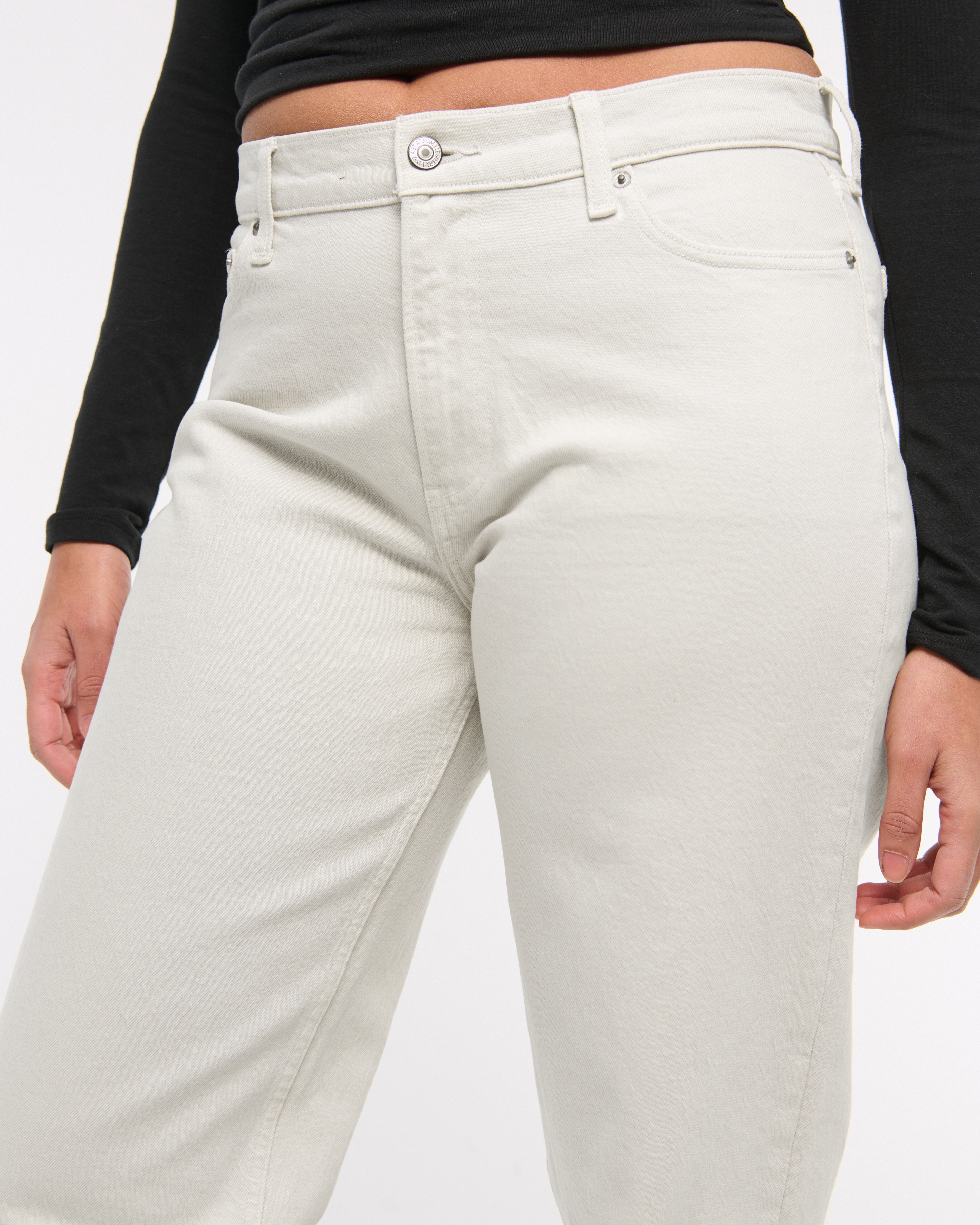 【新品未使用】eLLa／curve denim (white) 新品未使用】eLLa／curve denim (white)