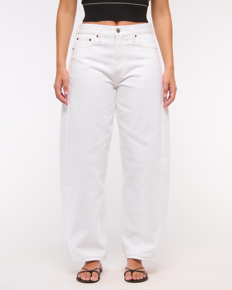 Curve Love Mid Rise Barrel Jean