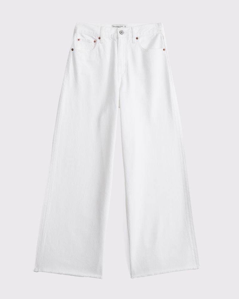 パンツ MONCLER WOMEN High Rise Cropped Jeans White MONCLER WOMEN High Rise Cropped Jeans White
