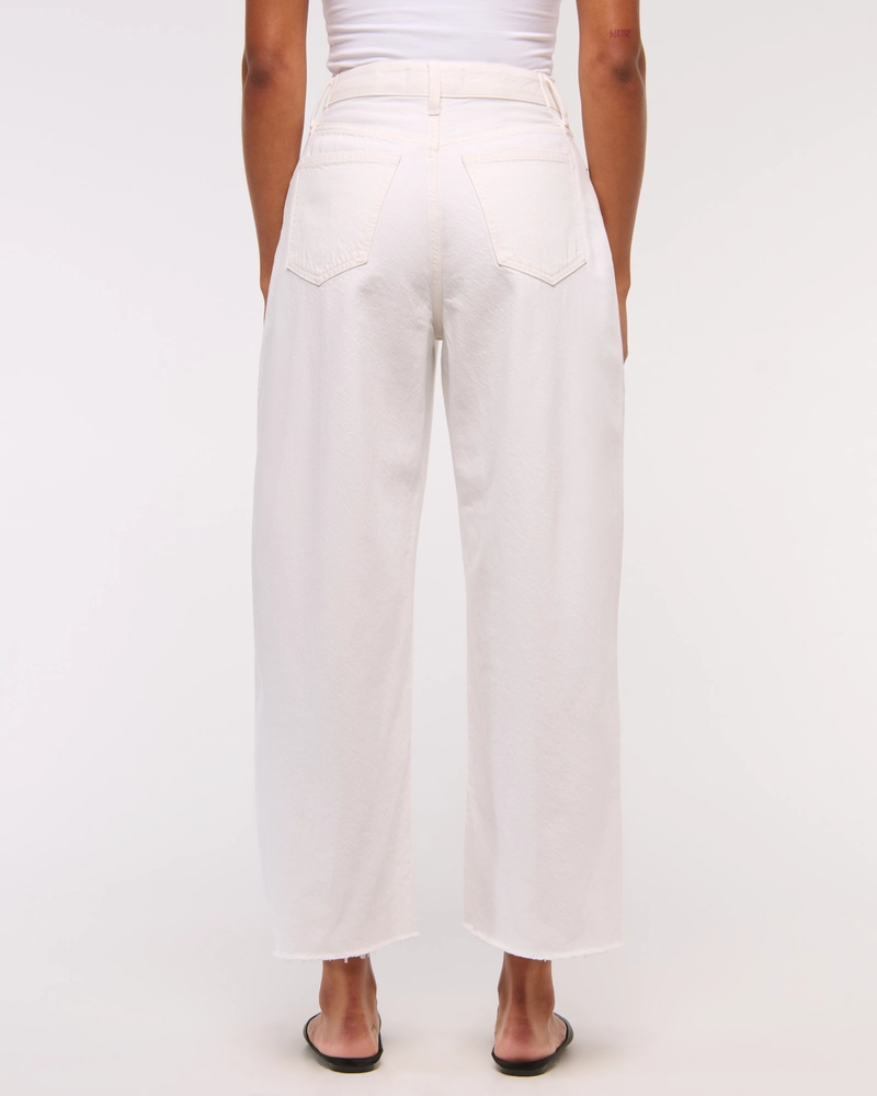 Curve Love High Rise Cropped Wide Leg Jean