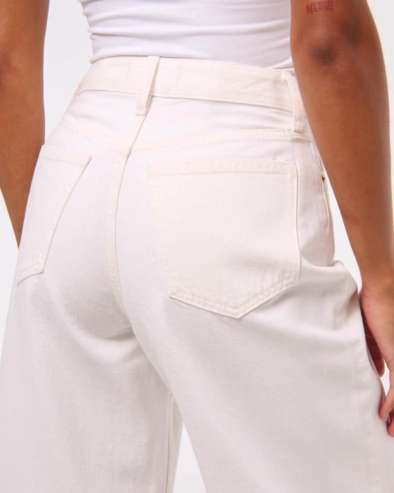 Curve Love High Rise Cropped Wide Leg Jean