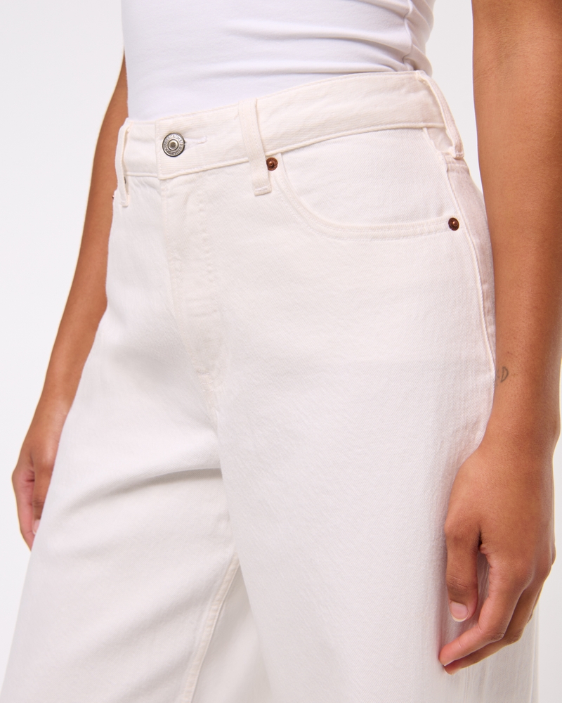 Curve Love High Rise Cropped Wide Leg Jean