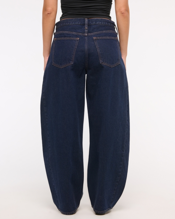 Curve Love Mid Rise Barrel Jean