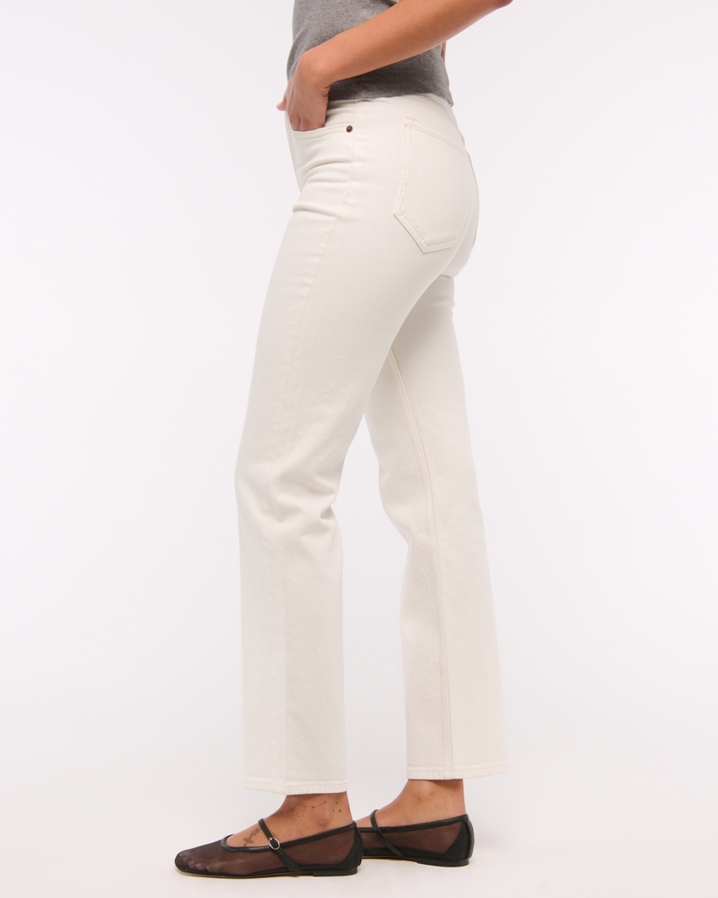 Ultra High Rise Ankle Straight Jean