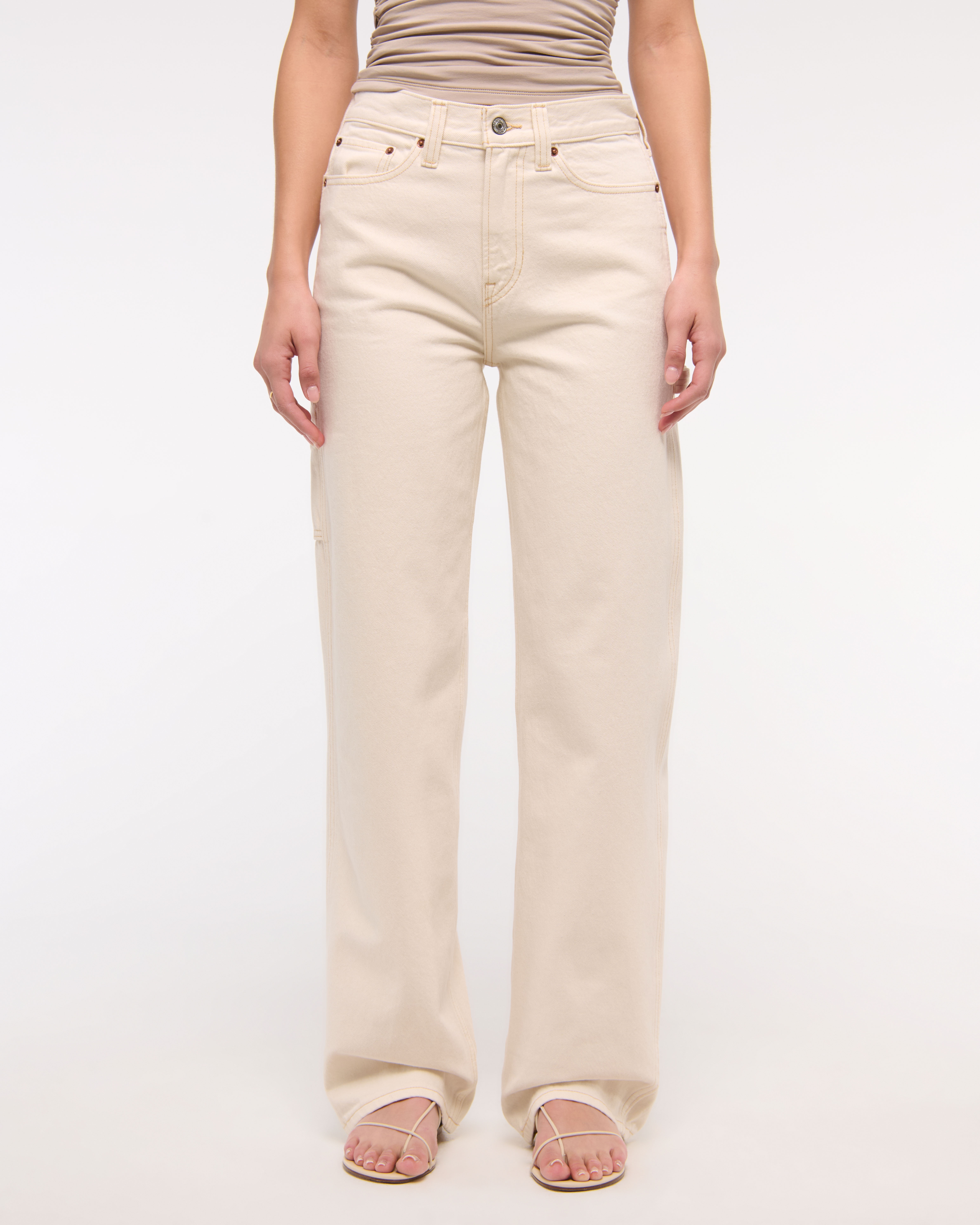 【MISCHIEF】 RHOMBUS SLOUCHY WASHED JEANS_ROSE BROWN Women's Mid Rise Slouchy Jean | Women's Clearance