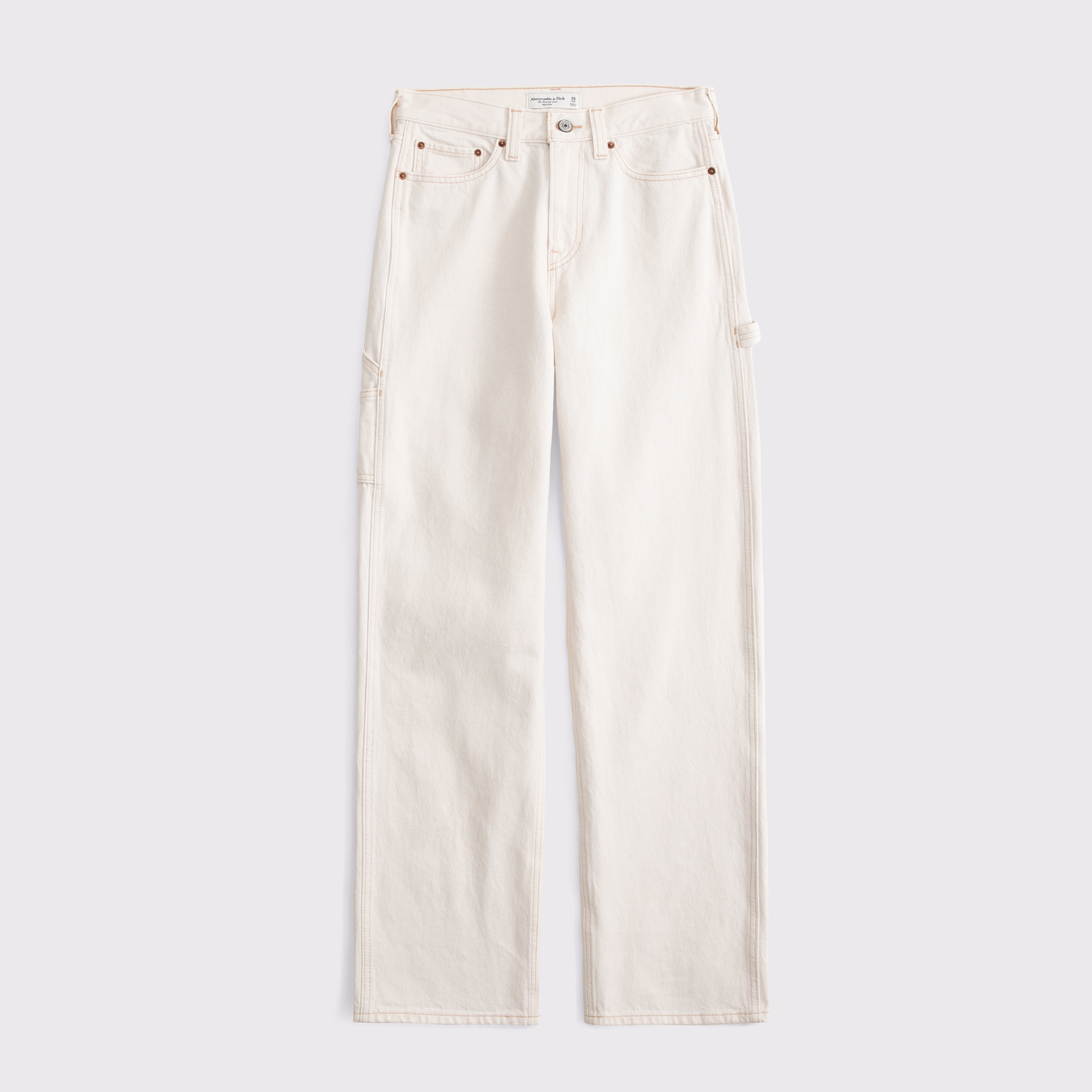 Abercrombie & Fitch Mid Rise Slouchy Jean