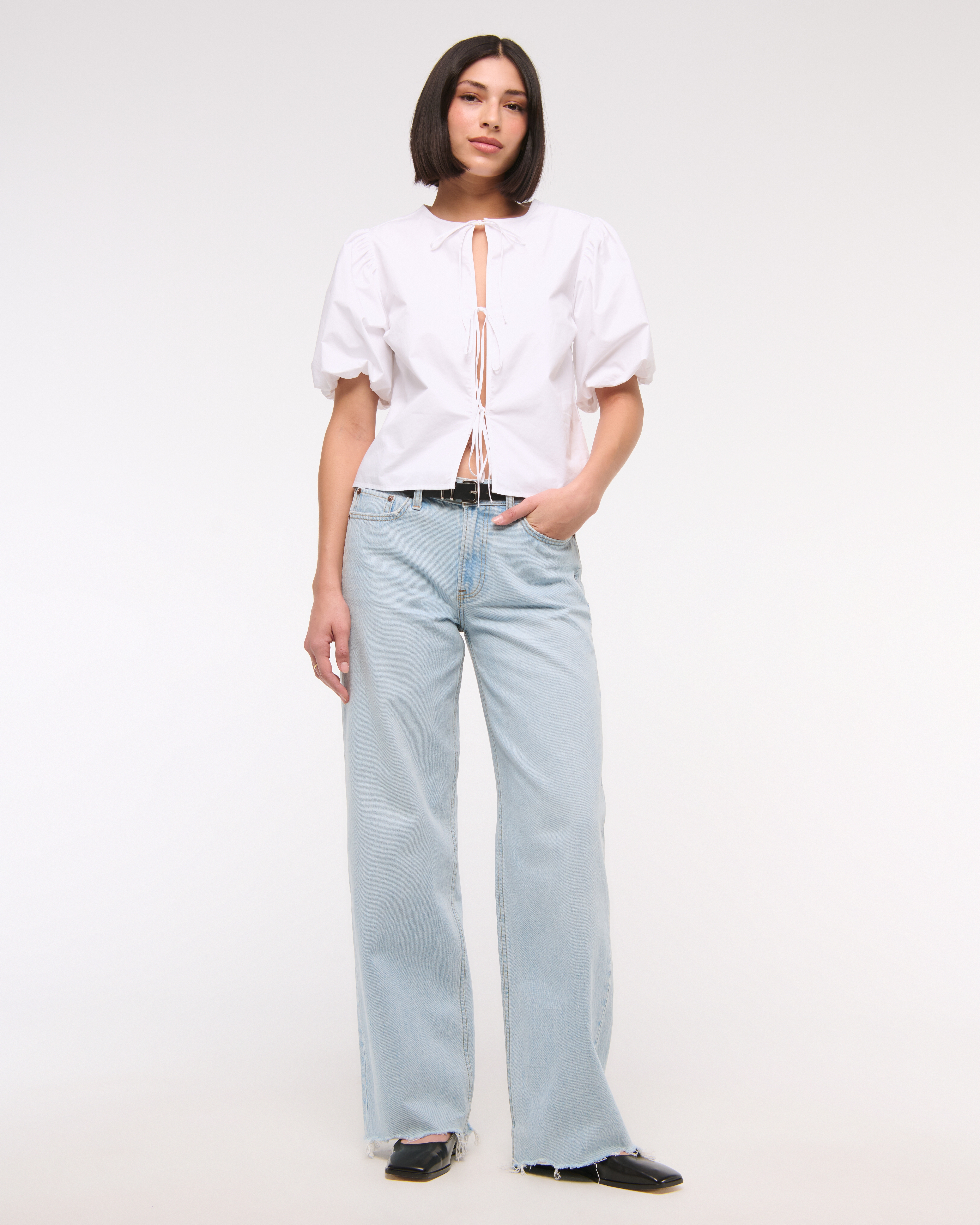 Abercrombie & Fitch Low Rise Ultra Loose Jean