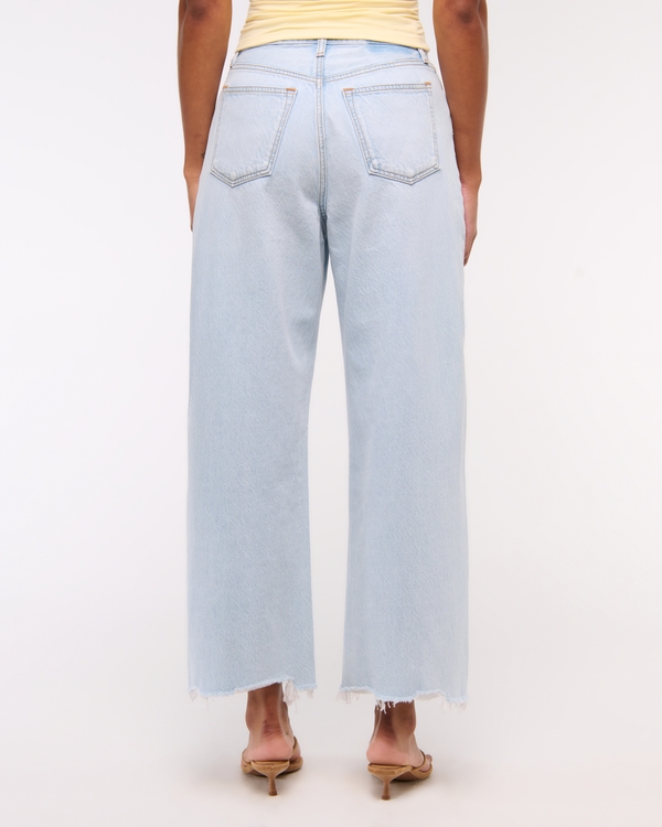 Curve Love High Rise Cropped Wide Leg Jean