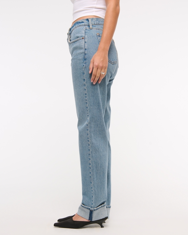 Curve Love Mid Rise 90s Straight Jean