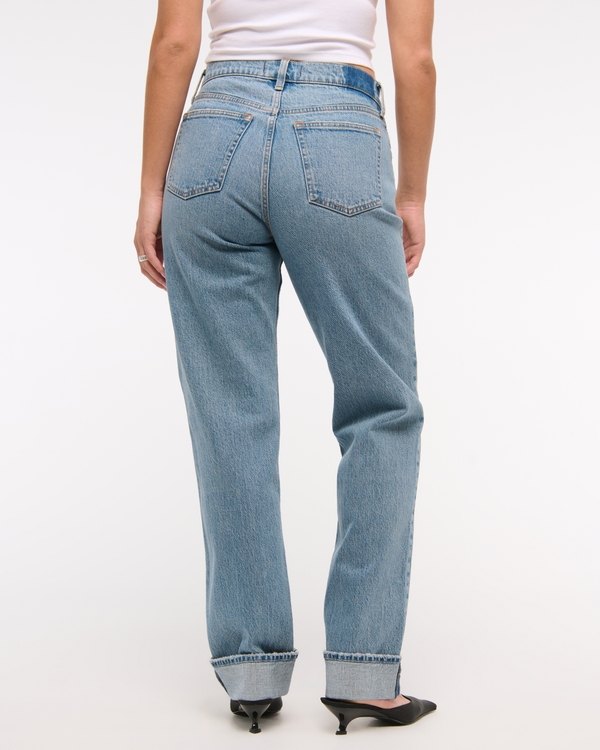 Curve Love Mid Rise 90s Straight Jean